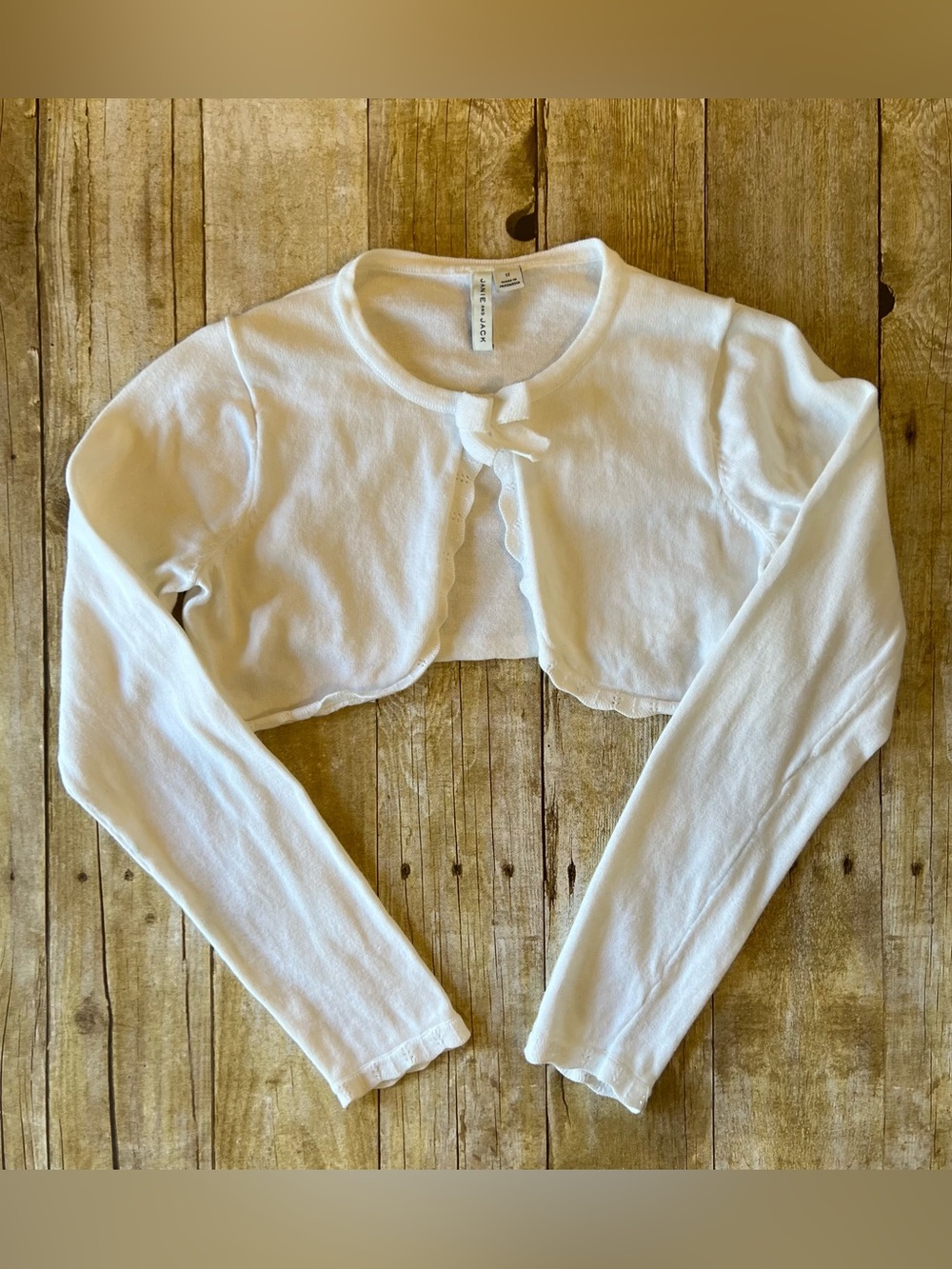 Janie and Jack White Cardigan